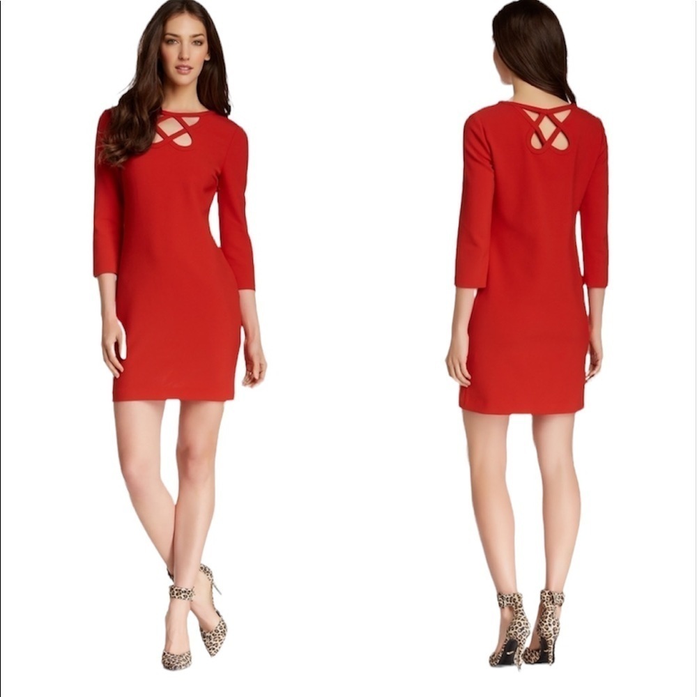 Diane von furstenburg Carmen dress in poppy.
